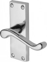 Marcus PR610-PC Malvern Lever Latch Door Handles Polished Chrome 21.65