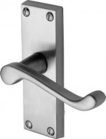 Marcus PR610-SC Malvern Lever Latch Door Handles Satin Chrome 17.74