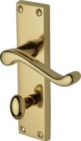 Marcus PR620-PB Malvern Lever Bathroom Door Handles Polished Brass 23.31
