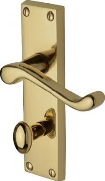Marcus PR620-PB Malvern Lever Bathroom Door Handles Polished Brass