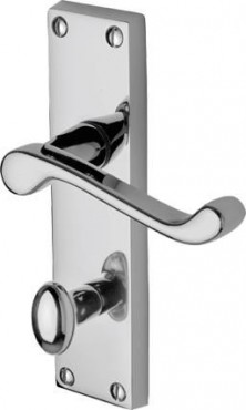 Marcus  PR620-PC Malvern Lever Bathroom Door Handles Polished Chrome