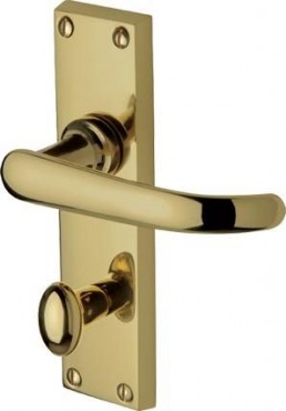 Marcus  PR920-PB Avon Lever Bathroom Door Handles Polished Brass