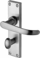 Marcus  PR920-SC Avon Lever Bathroom Door Handles Satin Chrome 21.59