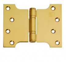 Parliament Hinges Button Tipped XL972 4" x 3" x 5" PVD Brass PAIR 33.97