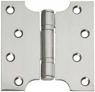 Parliament Hinges Button Tipped XL975 4" x 2" x 4" Polished Stainless Steel Per Pair