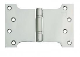 Parliament Hinges Button Tipped XL978 4" x 4" x 6" Polished Stainless Steel Per Pair 32.02