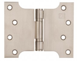 Parliament Hinges Button Tipped 4" x 3" x 5" Satin Stainless Steel PAIR 22.31