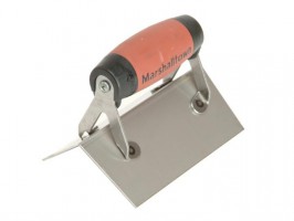 Plastering Corner Trowel External Square Stainless Steel Durasoft Handle Marshalltown 67SSD 29.75
