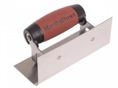 Plastering Corner Trowel Internal Rounded Stainless Steel Durasoft Handle Marshalltown 66SSD