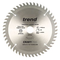 Trend Circular Saw Blade CSB/PT16548 CraftPro TCT 165mm 48T 20mm £40.38