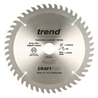 Trend Circular Saw Blade CSB/PT16548 CraftPro TCT 165mm 48T 20mm 30.77