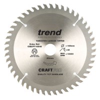 Trend Circular Saw Blade CSB/PT16548 CraftPro TCT 165mm 48T 20mm 43.00