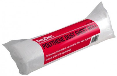 ProDec Polythene Dust Sheet Roll 50M x 4M