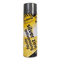 ProSolve Silver Zinc Galvanising Paint 500ml Aerosol 6.50