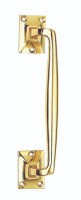 Pub Style Pull Handle AA92 250mm Polished Brass 28.58