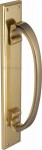 Heritage Brass Pull Handle on Plate V1162-PB 460mm x 76mm Polished Brass 162.86