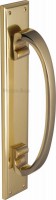Heritage Brass Pull Handle on Plate V1162-PB 460mm x 76mm Polished Brass 162.86