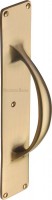 Heritage Brass 195mm Pull Handle on 303mm x 53mm Plate V1155-SB Satin Brass 82.18
