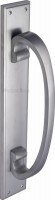 Heritage Brass Pull Handle on Plate V1162-SC 460mm x 76mm Satin Chrome 173.65