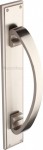 Heritage Brass Pull Handle on Plate V1162-SN 460mm x 76mm Satin Nickel 186.70