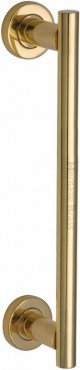 Heritage Brass Pull Handle with Roses V2057-PB 280mm Polished Brass