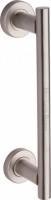 Heritage Brass Pull Handle with Roses V2057 280-SN 280mm Satin Nickel 70.06