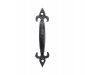 Foxcote Foundries FF42 127mm Fleur De Lys Pull Handle Black Antique