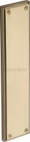 Heritage Brass Finger Plate 282mm x 64mm V743-PB Polished Brass 31.94