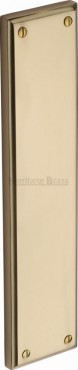 Heritage Brass Finger Plate 282mm x 64mm V743-PB Polished Brass