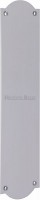Heritage Brass Shaped Finger Plate 305mm x 77mm S640-PC Polished Chrome 14.86