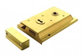 Eurospec Rim Sashlock RSE8064PB  155 x 105mm Polished Brass 29.88