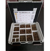 Reisser Cutter Screws Mixed Sizes in SSC1 Crate Mate Case 95.94