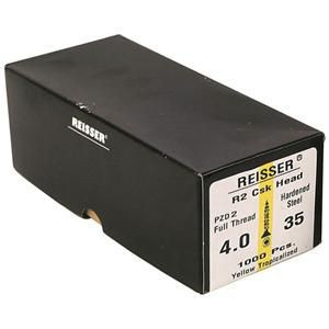 Reisser 6mm x 150mm R2 Countersunk Wood Screws Craft Pack Box of 100
