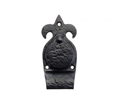 Foxcote Foundries FF10 Rim Cylinder Pull with Cover Black Antique