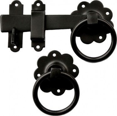 Crompton Ring Gate Latch 1136 150mm Black