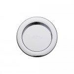 Round Flush Pulls Pair 57mm Diameter Marcus RD2322-PC Polished Chrome 29.05