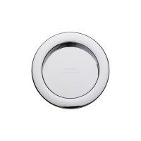 Round Flush Pulls Pair 57mm Diameter Marcus RD2322-PC Polished Chrome 29.05