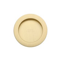Round Flush Pulls Pair 57mm Diameter Marcus RD2322-SB Satin Brass 29.05