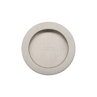 Round Flush Pulls Pair 57mm Diameter Marcus RD2322-SN Satin Nickel 29.05