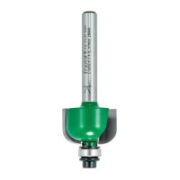 Trend Router Bit C060X1/4TC Bearing Guided Radius 6.3mm x 22.2mm Dia x 14.3mm Cut 53.57