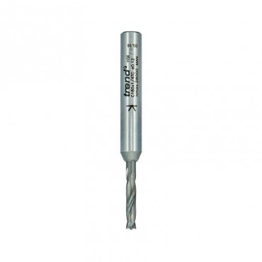 Trend C180x1/4TC Dowel Drill 3mm x 14mm Cut