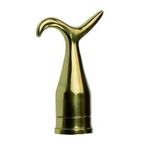 2269 Sash Hook Polished Brass 8.66