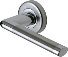 Marcus SC2352-AP Lena Round Rose Lever Door Handles Apollo Split Finish 24.19