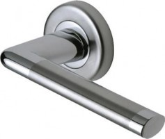 Marcus SC2352-AP Lena Round Rose Lever Door Handles Apollo Split Finish 22.74