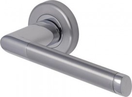 Marcus SC4692-AP Mercury Round Rose Lever Door Handles Apollo Split Finish 25.46