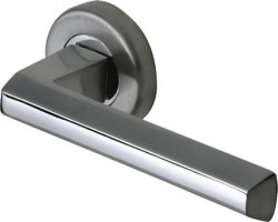Marcus SC4754-AP Deda Round Rose Lever Door Handles Apollo Split Finish 25.02