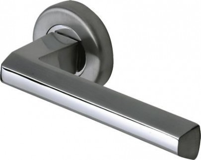 Marcus SC4754-AP Deda Round Rose Lever Door Handles Apollo Split Finish