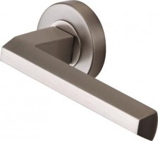 Marcus SC4754-SN Deda Round Rose Lever Door Handles Satin Nickel 26.15
