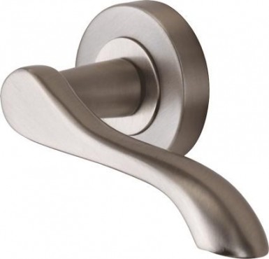 Marcus SC7352-SN Aurora Round Rose Lever Door Handles Satin Nickel