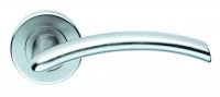 Serozzetta Door Handles SZC030CP Tres Lever on Rose Polished Chrome 16.15